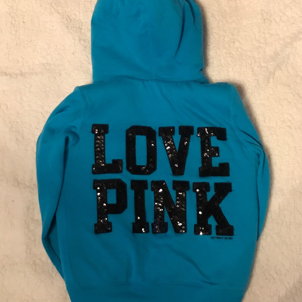 Victoria's Secret PINK Sherpa Lined Hoodie XS